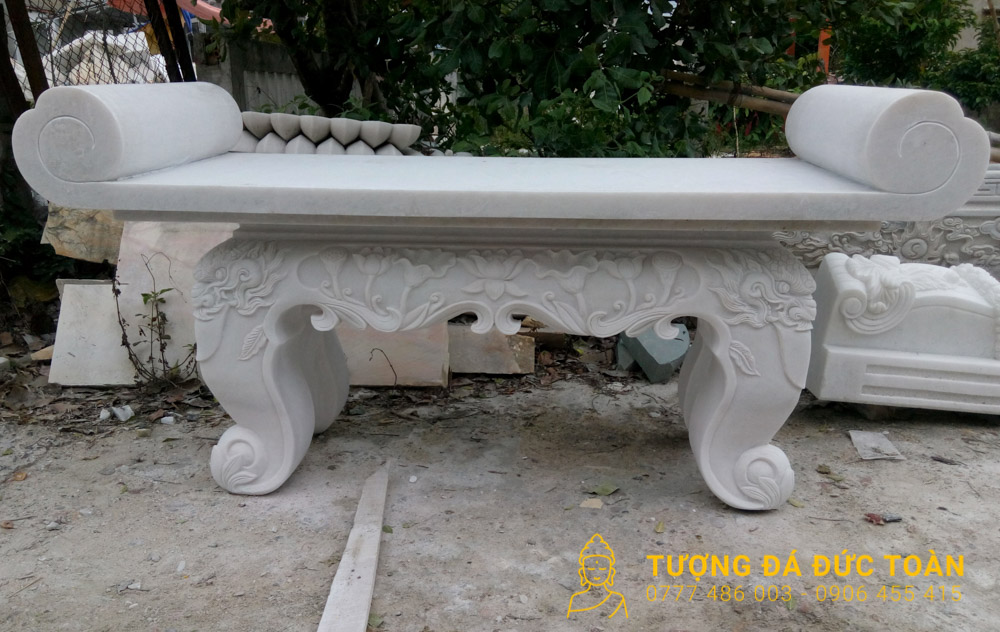 Bàn Thờ Đá Xám Ngoài Trời Nguyên Khối