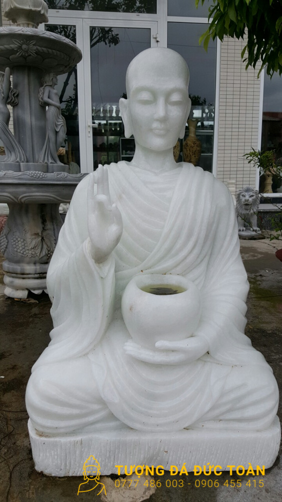 Tượng Thập Đại Đệ Tử Đá Nguyên Khối Cẩm Thạch Đẹp