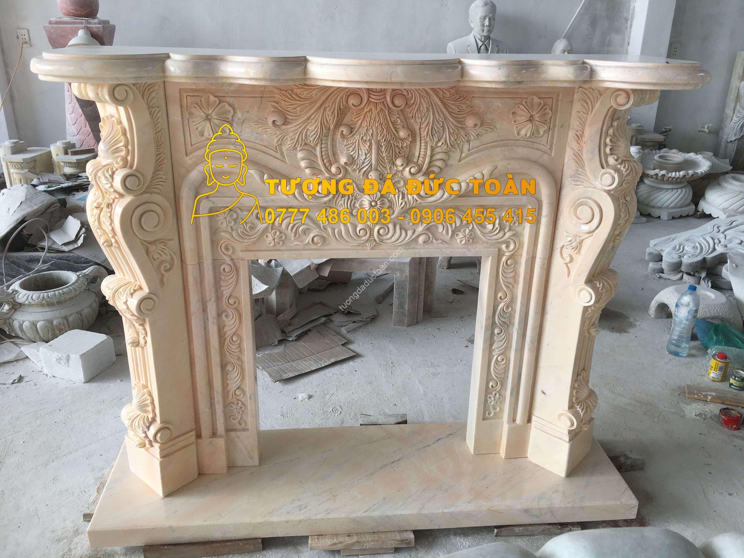 Lò Sưởi Đá Cẩm Thạch Vàng Non Nước Đà Nẵng