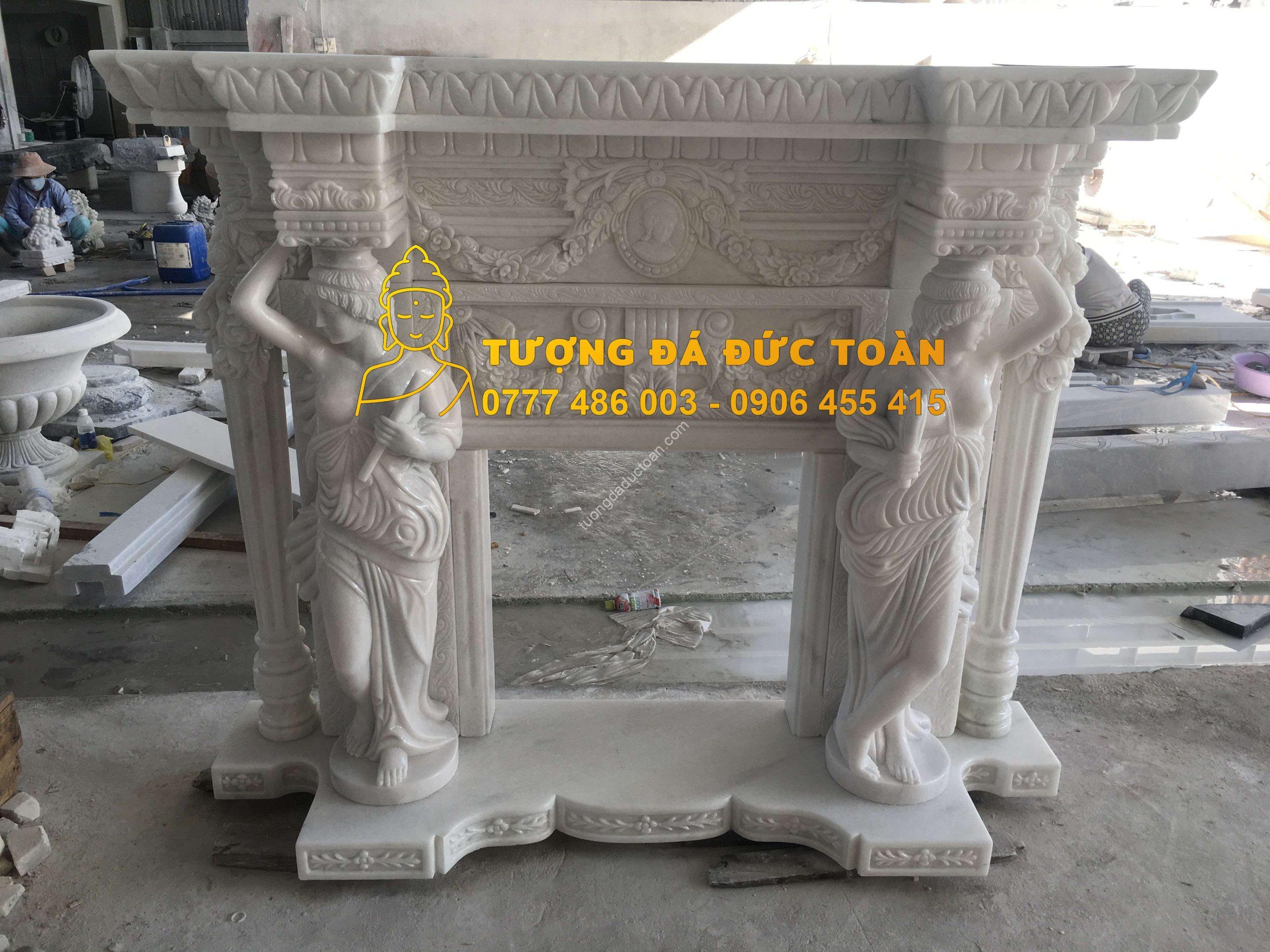 Lò Sưởi Đá Cẩm Thạch Đà Nẵng Nguyên Khối