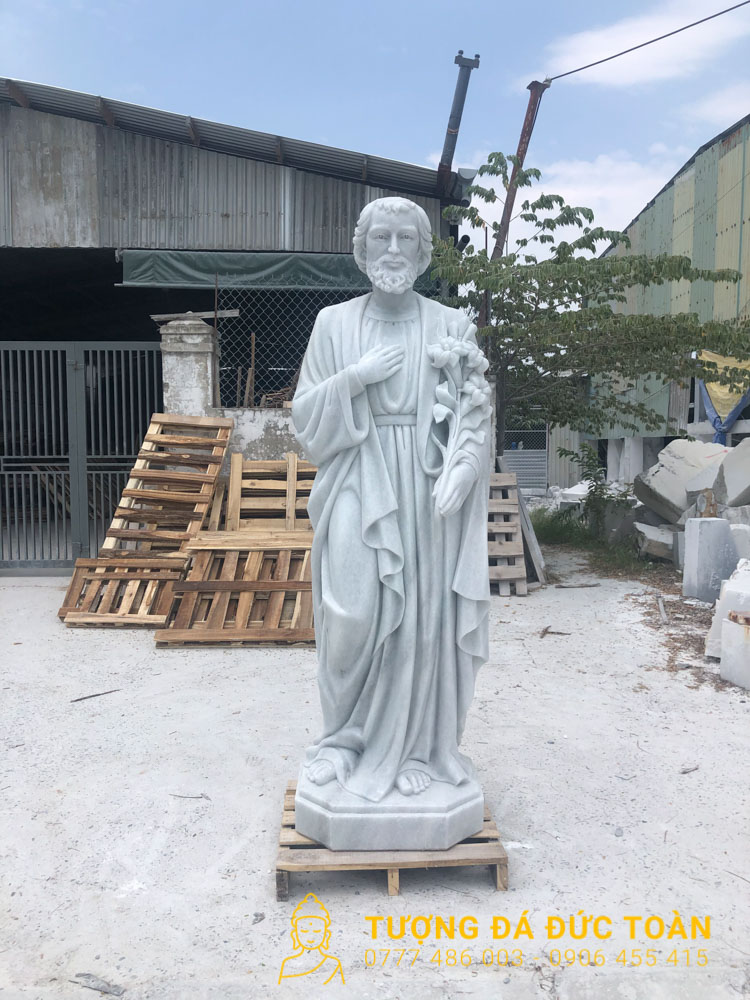 Tượng Thánh Giuse Đá Cẩm Thạch Đà Nẵng
