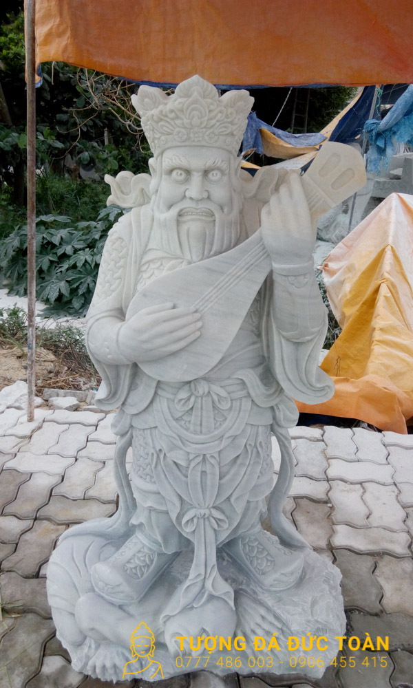 Tượng Tứ Đại Thiên Vương Đá Cẩm Thạch Non Nước