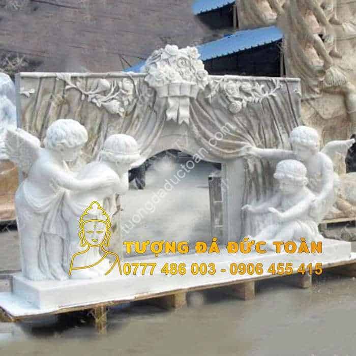 Chi tiết Lò Sưởi Bằng Đá Cẩm Thạch Mỹ Nghệ - 25 mã LS_25