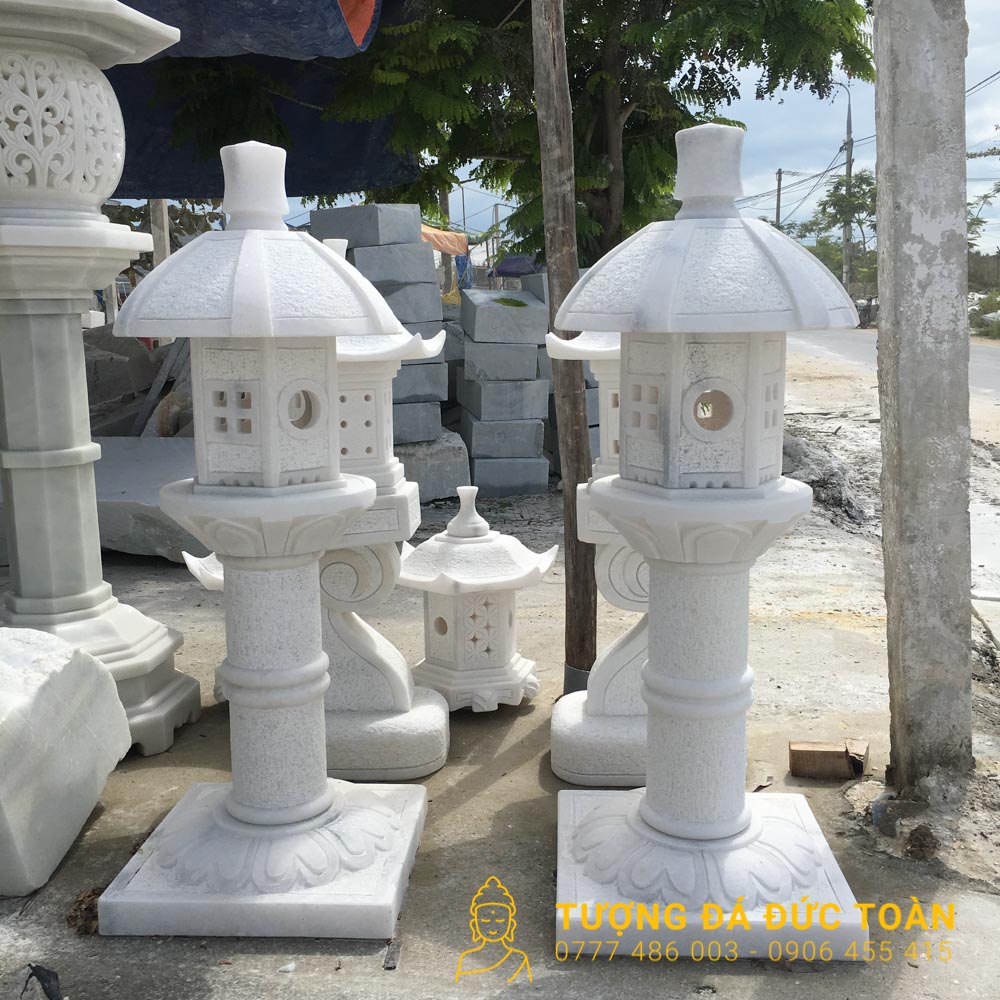 Đèn Đá Cẩm Thạch Trắng Non Nước Đà Nẵng