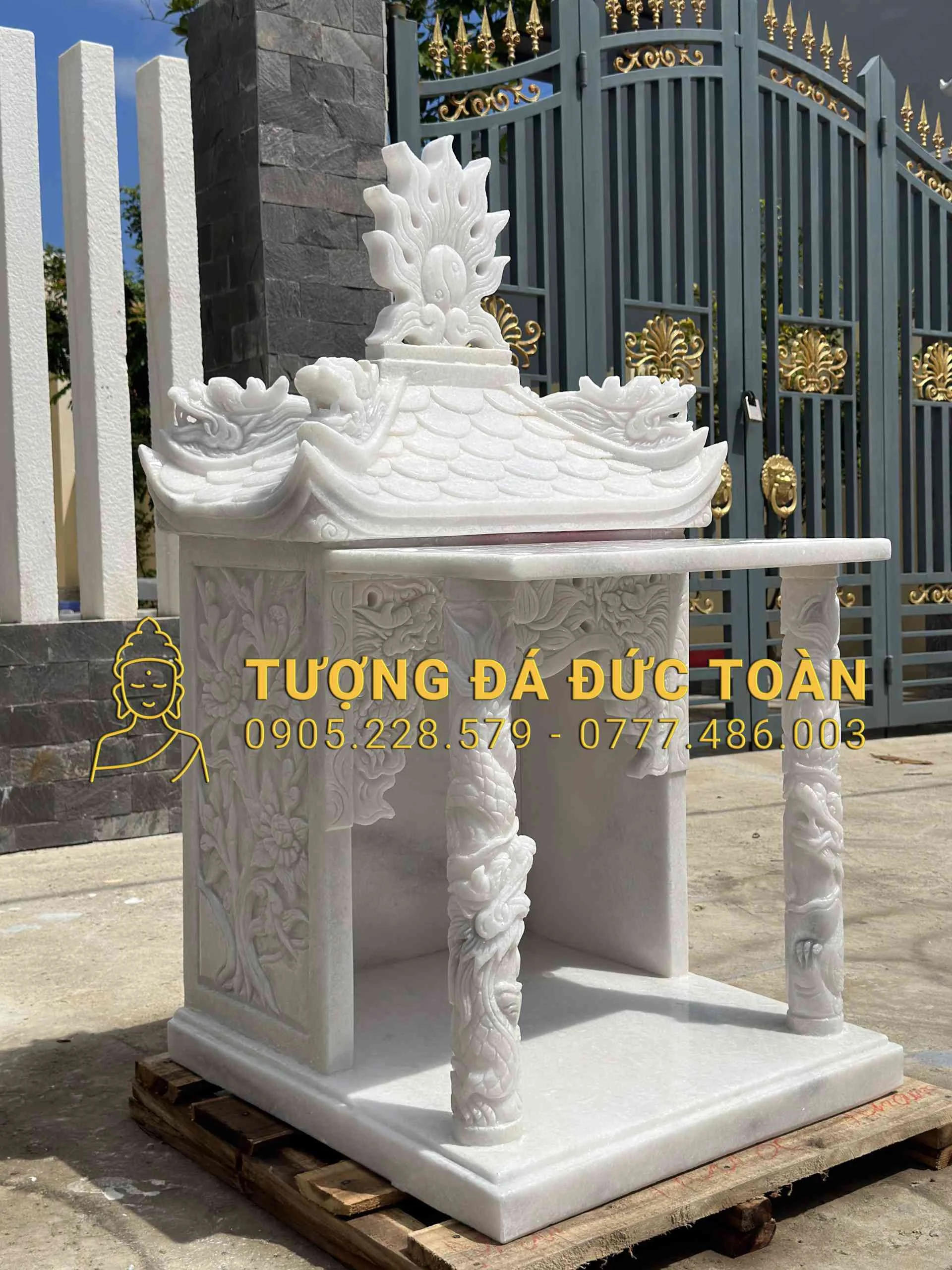 BÀN THỜ ĐÁ NGUYÊN KHỐI ĐẸP