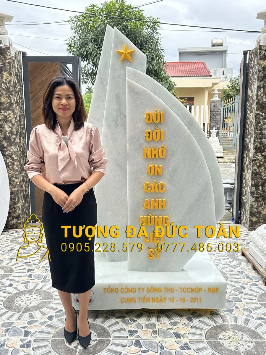 CHẾ TÁC BẢNG HIỆU ĐÁ CHO NGHĨA TRANG LIỆT SỸ TẠI QUẢNG TRỊ