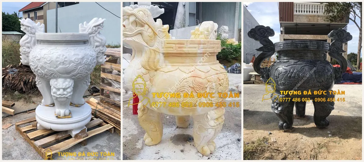 Chất liệu làm lư hương đá