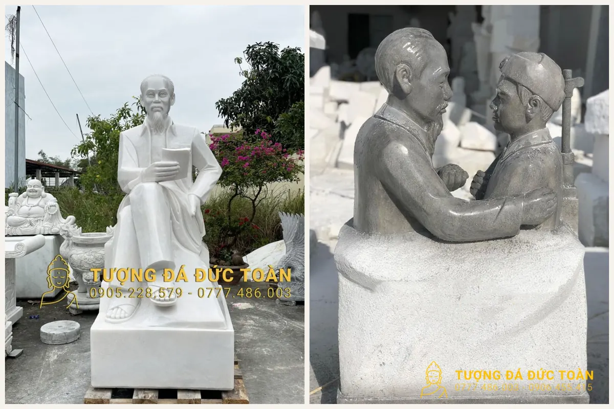 Chất liệu đá làm tượng Bác Hồ